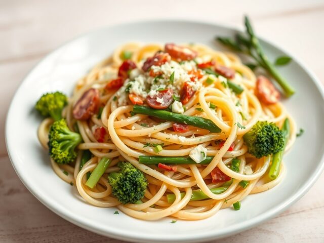 Haring-pastasalade