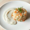 Haringtartaartje met komkommersaus