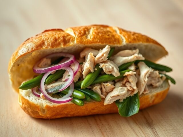 Hartig gevulde ciabatta