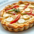 Hartig pindakaas-taartje met paprika