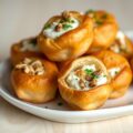 Hartige eiersoesjes met noten