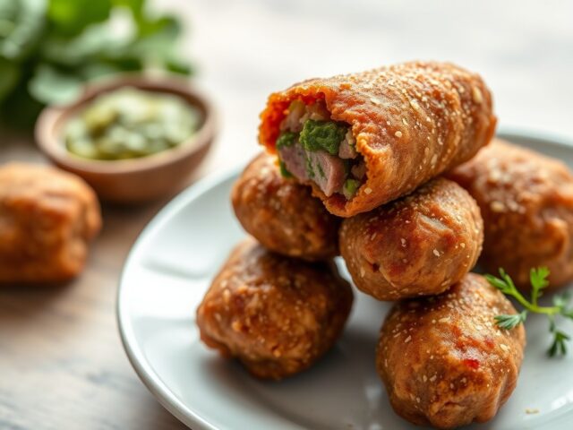 Hartige oliebollen — AI-gegenereerde illustratie