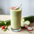 Hartige Smoothie van komkommer en radijs