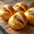 Hartige worstenbroodjes