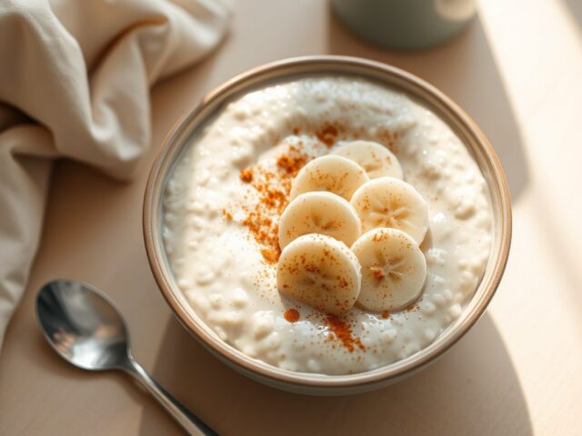 Havermoutpap met banaan