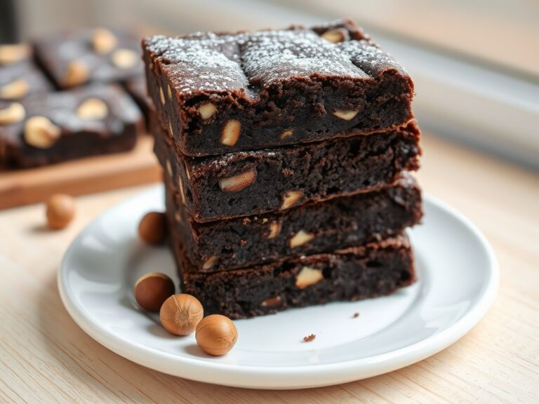 Hazelnoot-chocolade Brownies