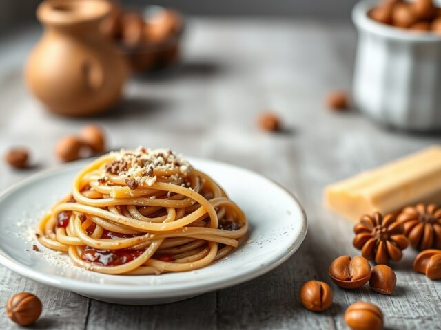 Hazelnootpasta — AI-gegenereerde illustratie