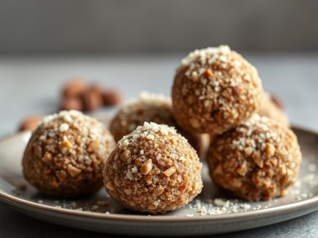 Hazelnoottruffels — AI-gegenereerde illustratie