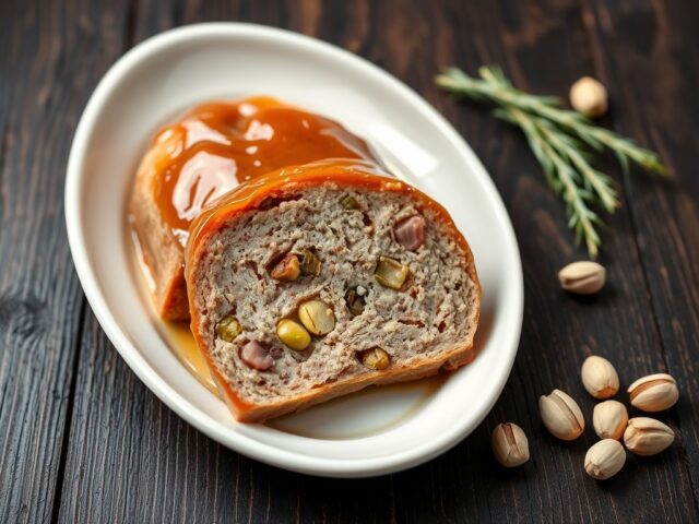 Hazenpastei met pistachenootjes