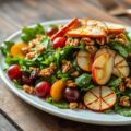 Herfstsalade met honingvinaigrette