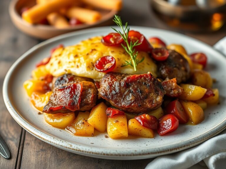 Hertenhaasje met Nazareth-aardappelgratin