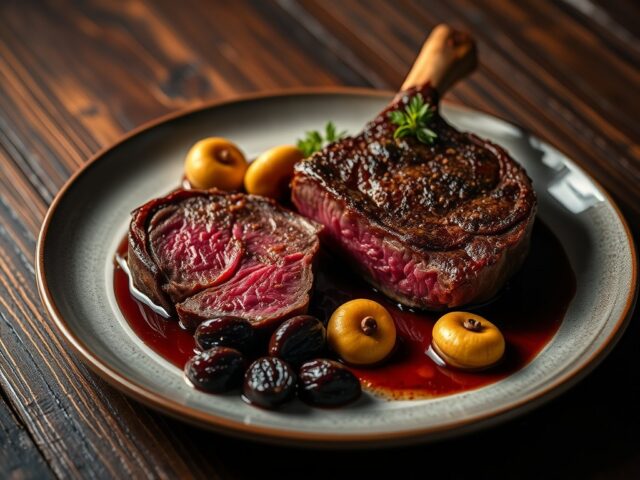 Hertensteak met boerenjongens