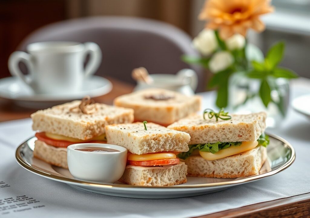 High Tea, AI-gegenereerde illustratie