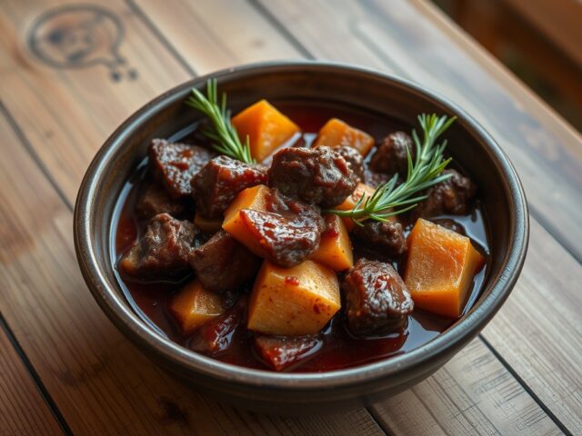 Hinderagout met venkel
