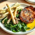 Hollandse asperges op z’n Florentijns met spinazie