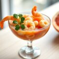 Hollandse garnalen met grapefruit