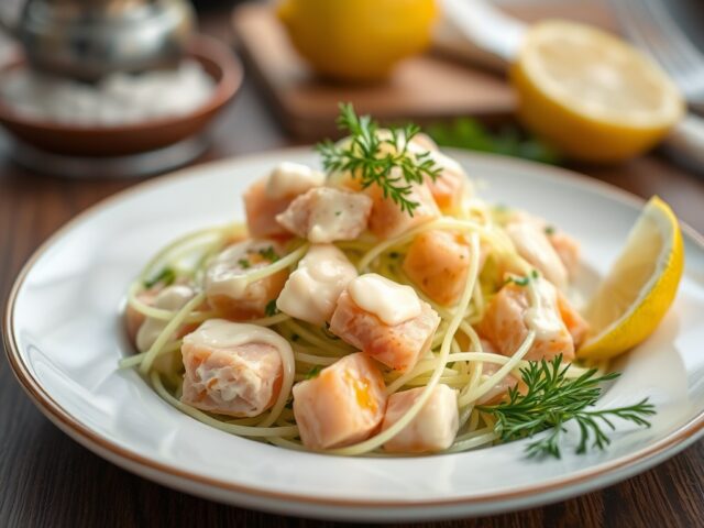 Hollandse vissalade — AI-gegenereerde illustratie