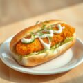 Hot-dog met vissticks