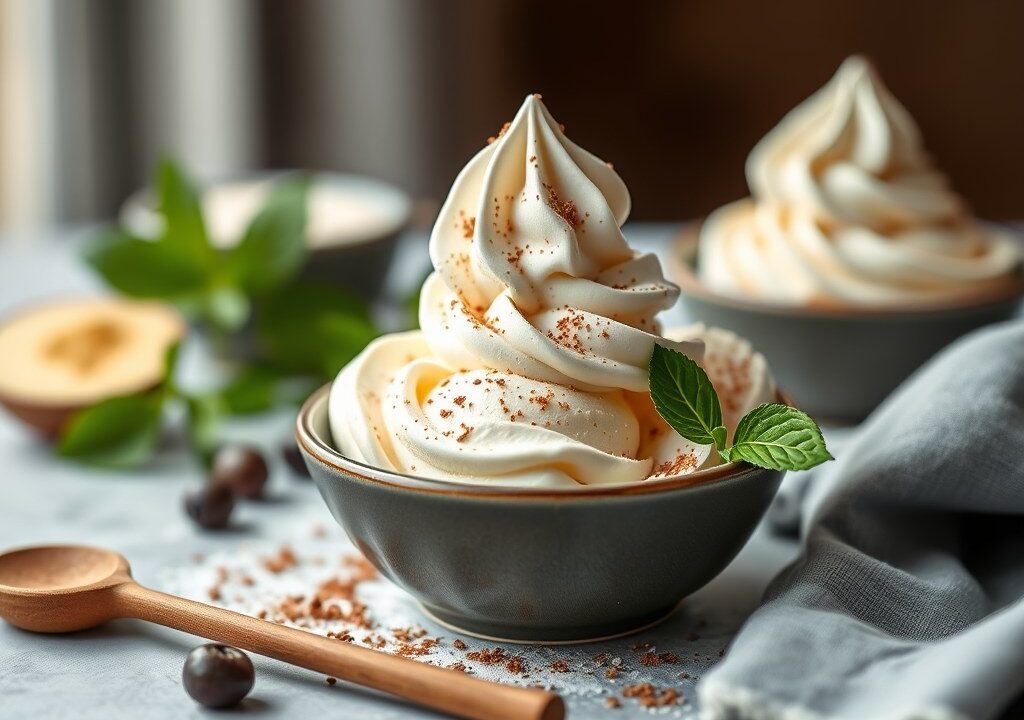 Ice Cream – After Eight, AI-gegenereerde illustratie