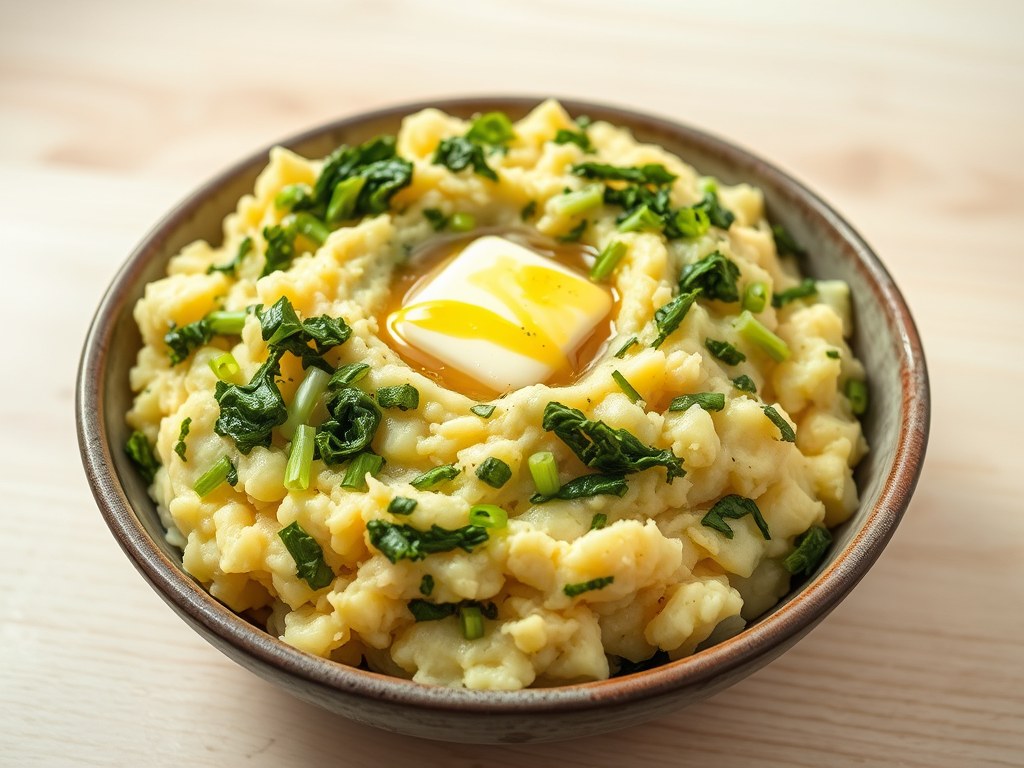 Ierse Colcannon, AI-gegenereerde illustratie