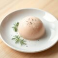 Ijs van gerookte zalm met dille