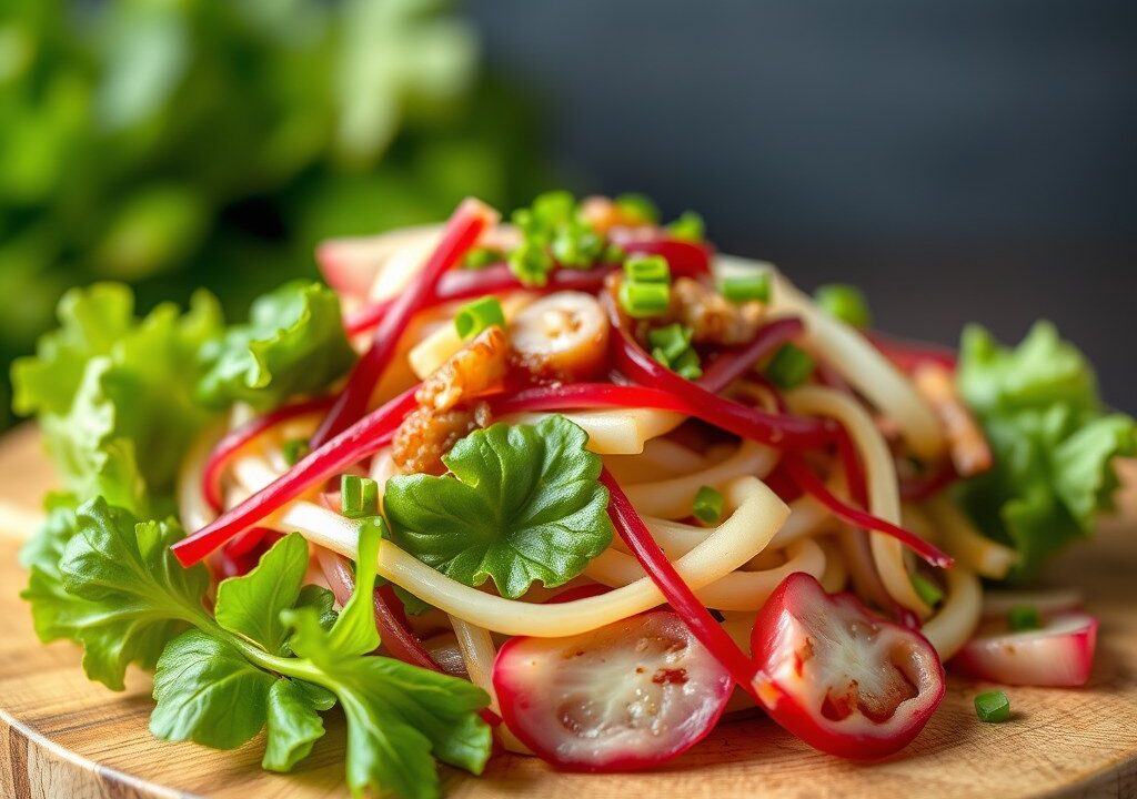 IJsberg Salade uit Zuid-Korea, AI-gegenereerde illustratie