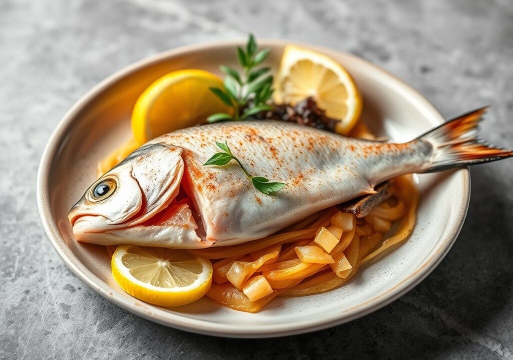 Ikan Bakar (tonijn), AI-gegenereerde illustratie