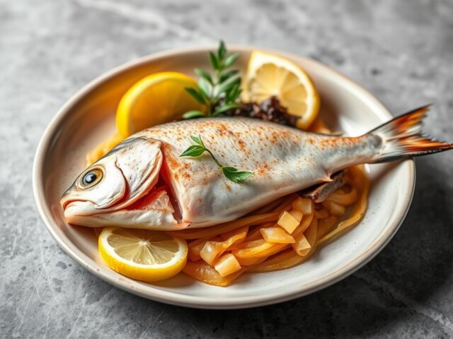 Ikan Bakar (tonijn) — AI-gegenereerde illustratie