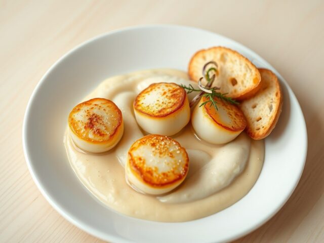 In de oven gegaarde coquilles (zieopm)