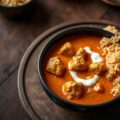 Indiase Boterkip Curry met gekruide basmatirijst
