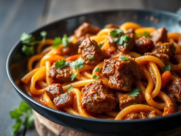 Indiase curry met rundvlees