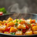 Indiase gebakken aardappelen