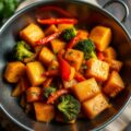 Indiase zoete groentecurry