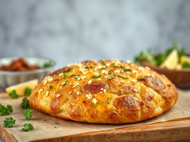 Indisch gehaktbrood uit de oven