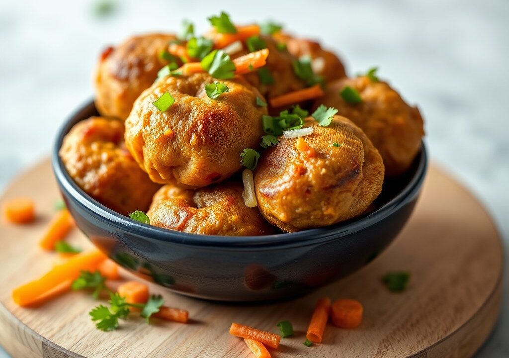 Indische snacks: pasteitjes, AI-gegenereerde illustratie