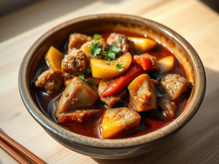 Indische stoofschotel