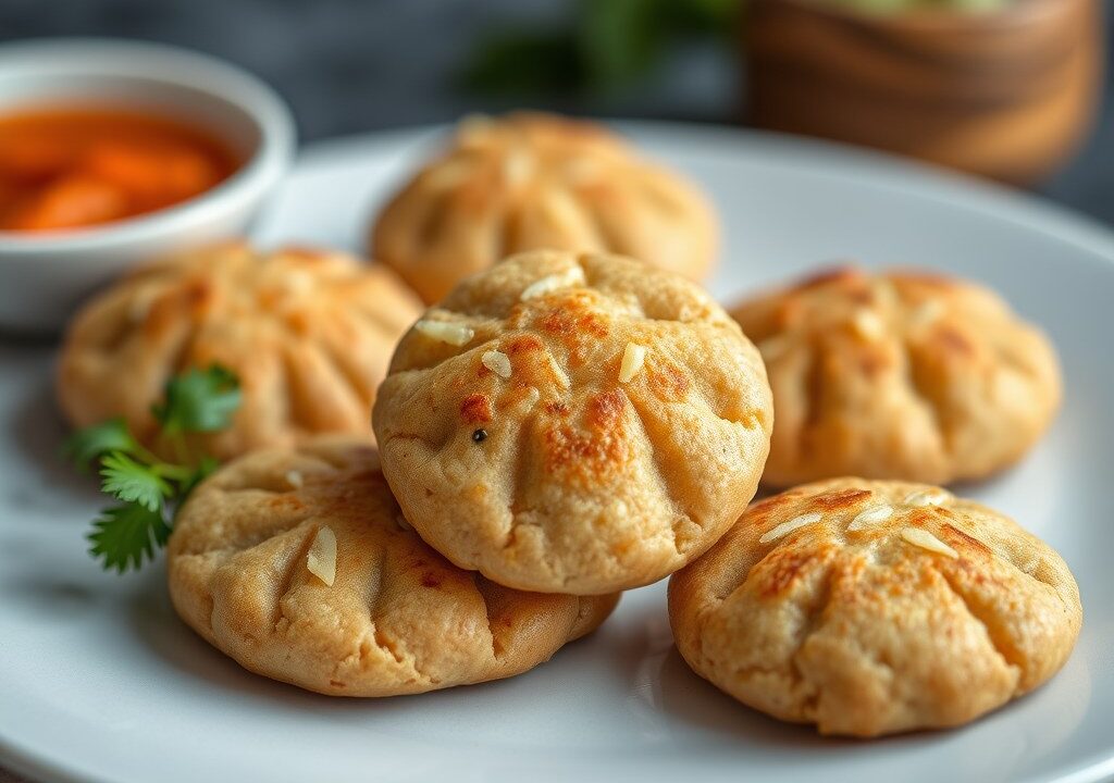 Indische viskoekjes, AI-gegenereerde illustratie