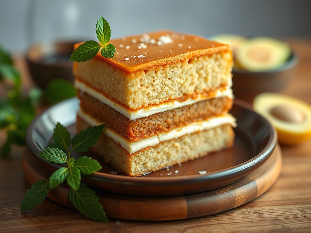 Indonesische spekkoek, AI-gegenereerde illustratie