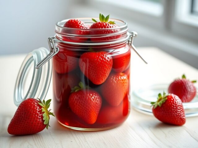 Ingemaakte aardbeien