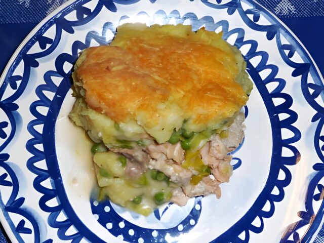 Irish fish pie (Ierse visschotel)
