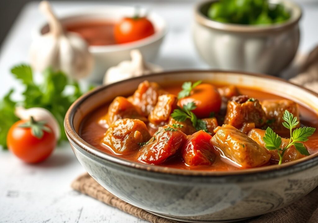 Irish stew, AI-gegenereerde illustratie