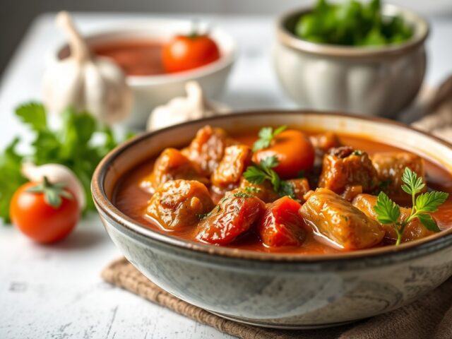 Irish stew — AI-gegenereerde illustratie