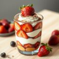 Italiaans aardbeiendessert