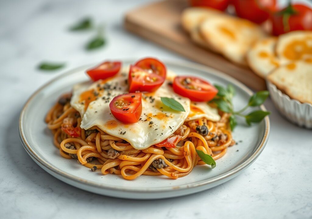 Italiaans bladerdeeghapje, AI-gegenereerde illustratie