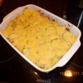 Italiaanse aardappelovenschotel met witte bonen