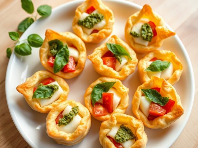 Italiaanse bladerdeeghapjes