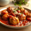 Italiaanse gehaktballetjes met tomatensaus