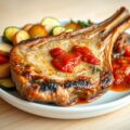 Italiaanse groenten met ribcarbonade en aardappel