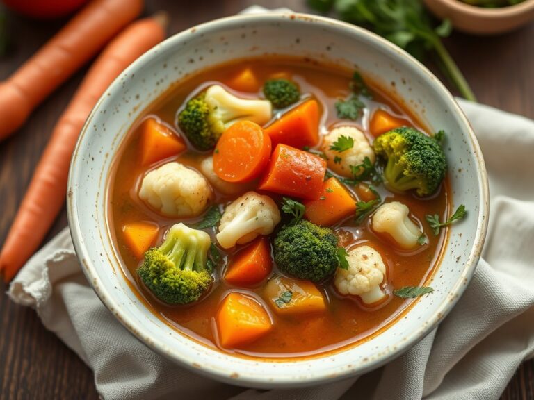 Italiaanse groentesoep (minestrone)