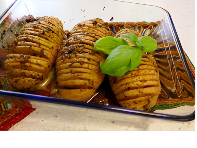 Italiaanse Hasselback Aardappelen